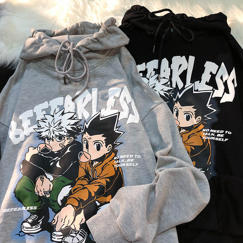 Anime Hoddies Full Time Hunter Couple Autumn and Winter Hoodie