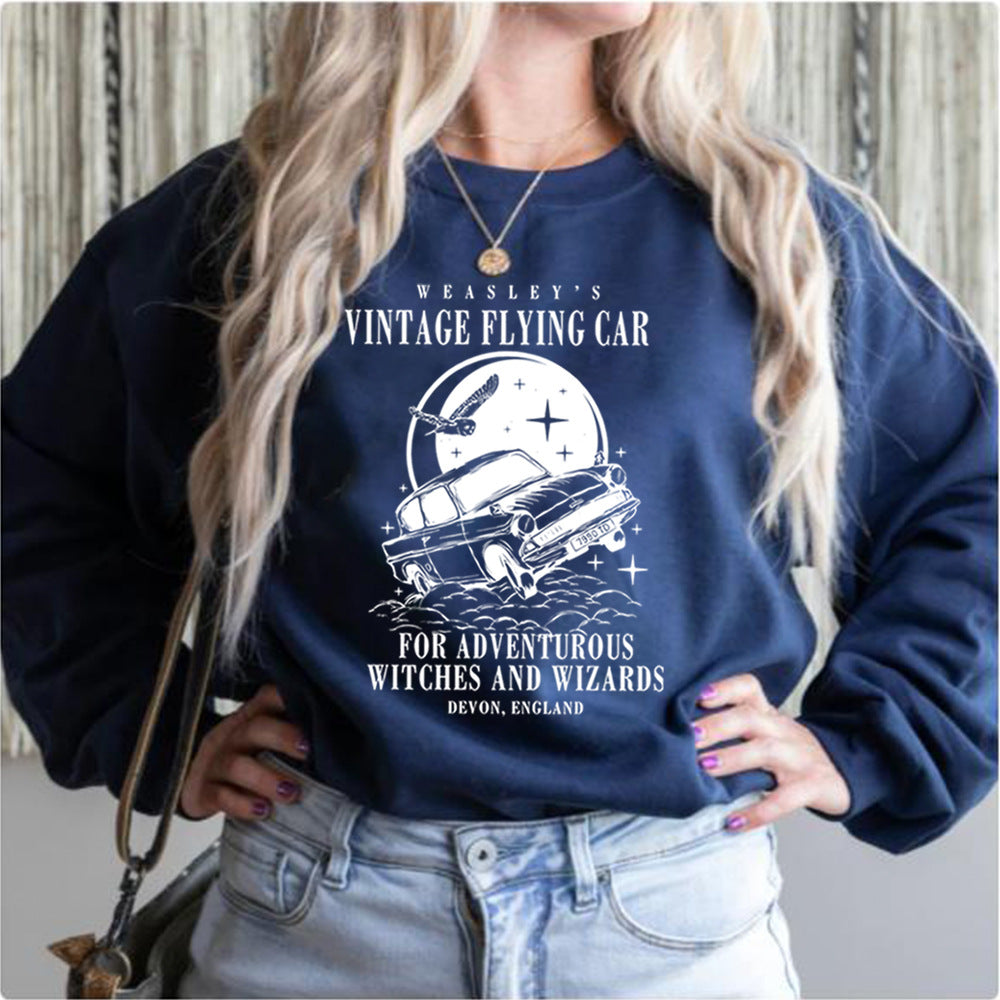 Flying Cars Crewneck Sweatshirt Hoodie