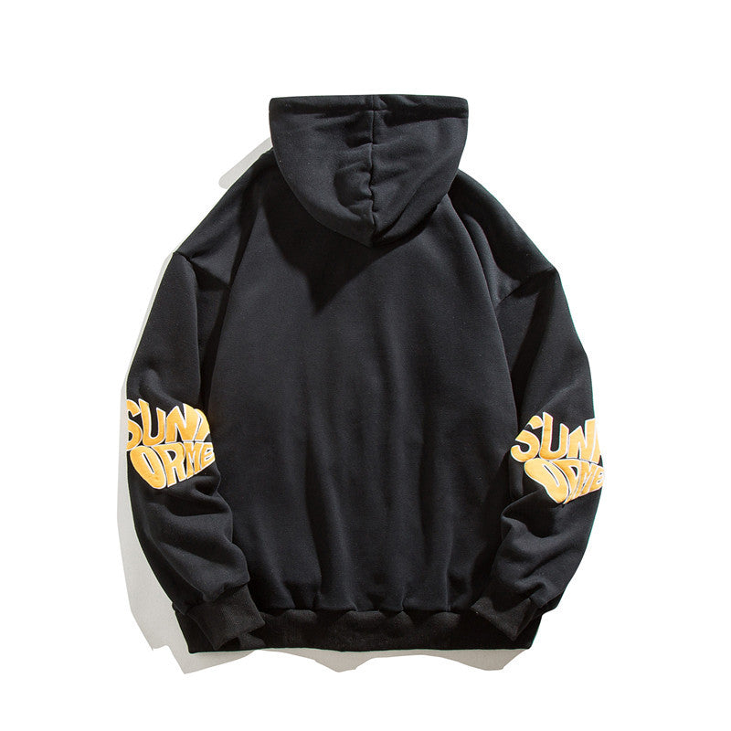 Men's Graphic Hoodies Men's Autumn Clothing Casual Sweatshirt Boys Loose Top