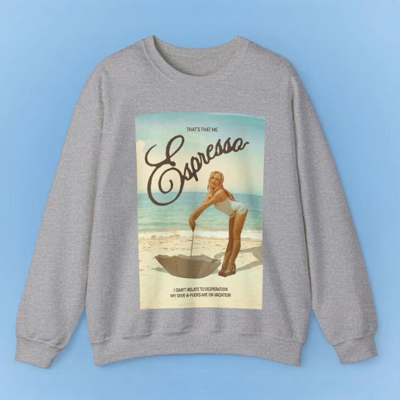 Espresso Vintage inspired hoodie