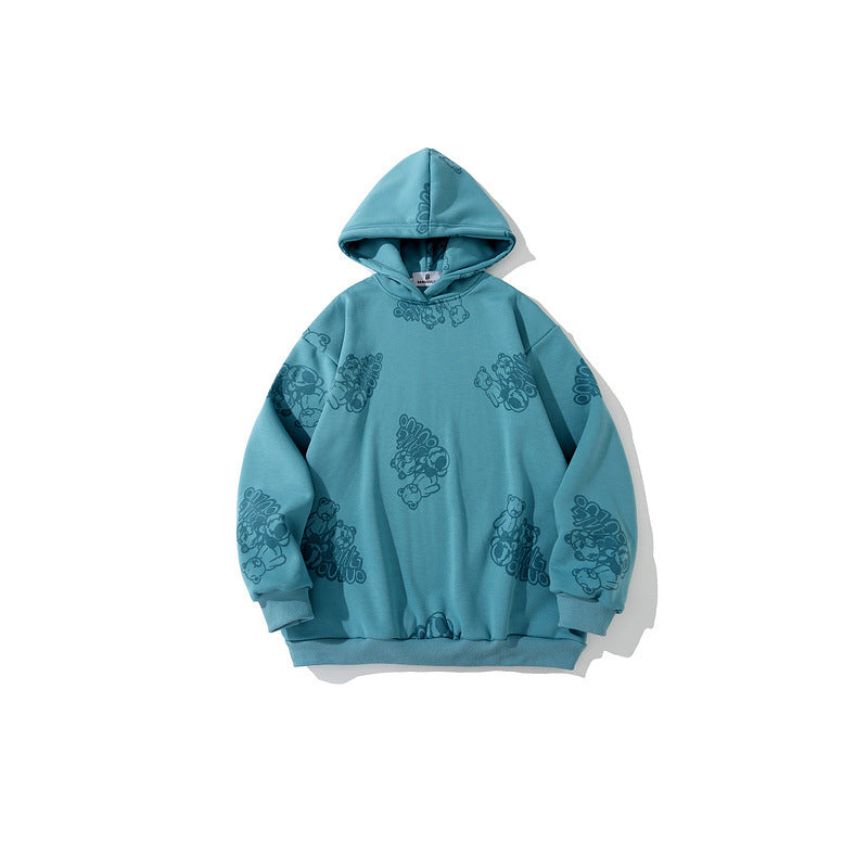 Man Fall Outfits Hoodie Loose Thick Casual Hoodie