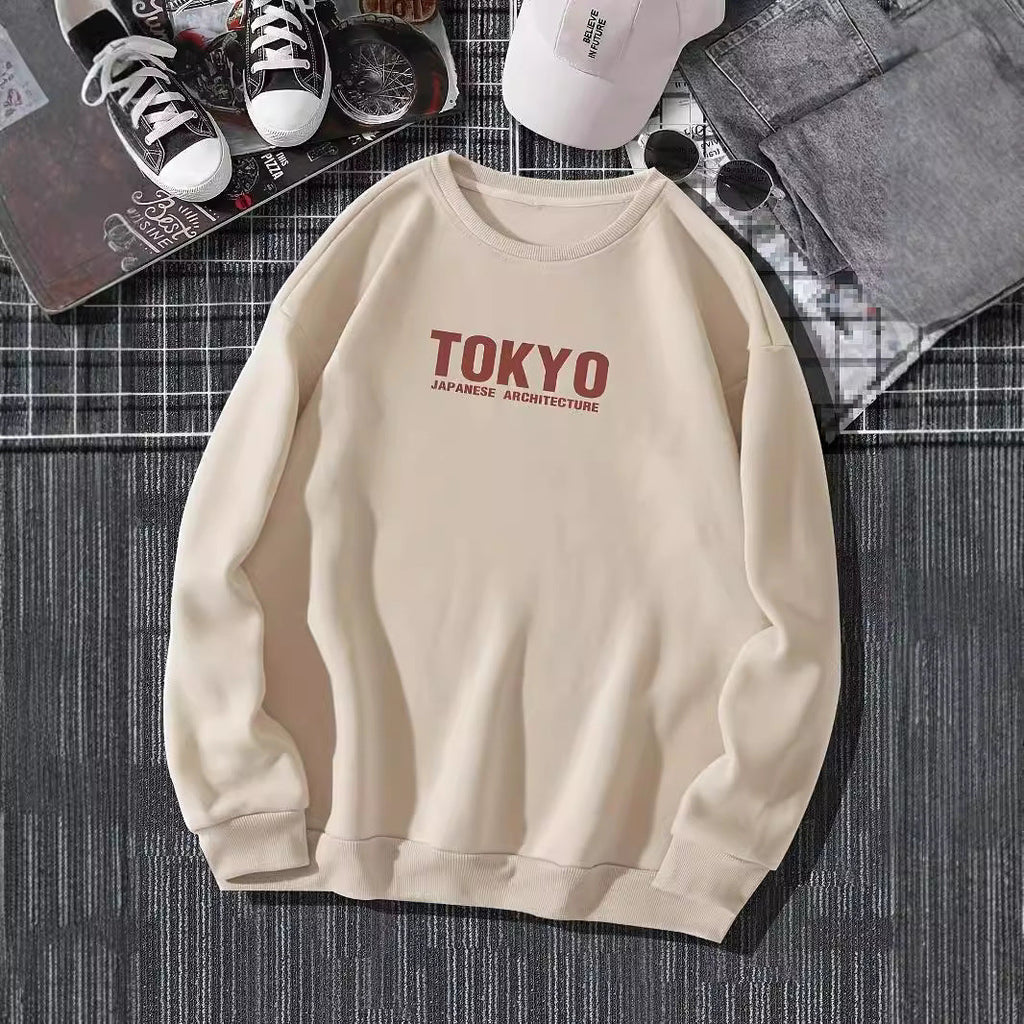 Sakura Printing Spring Casual Hoodies