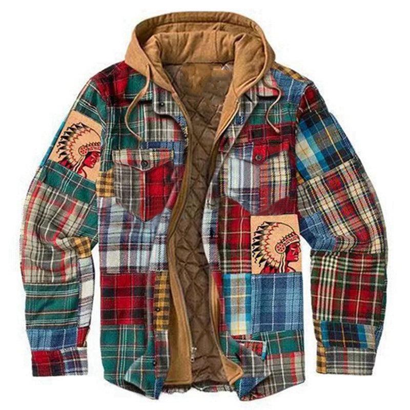 Baja Hoodie Padded Coat Printed Hooded