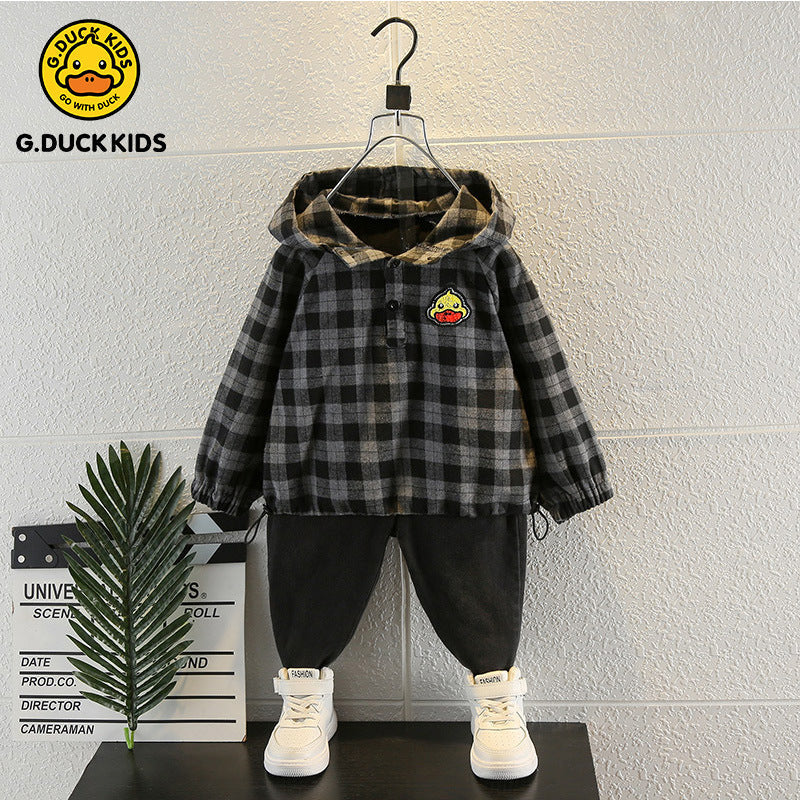 Toddler Boys Jackets Clothes Boy Handsome Hoodie Loose Casual Long Sleeves