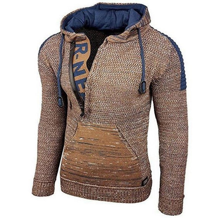 Baja Hoodie Sweater Hooded Pullover Long Sleeve Sweater
