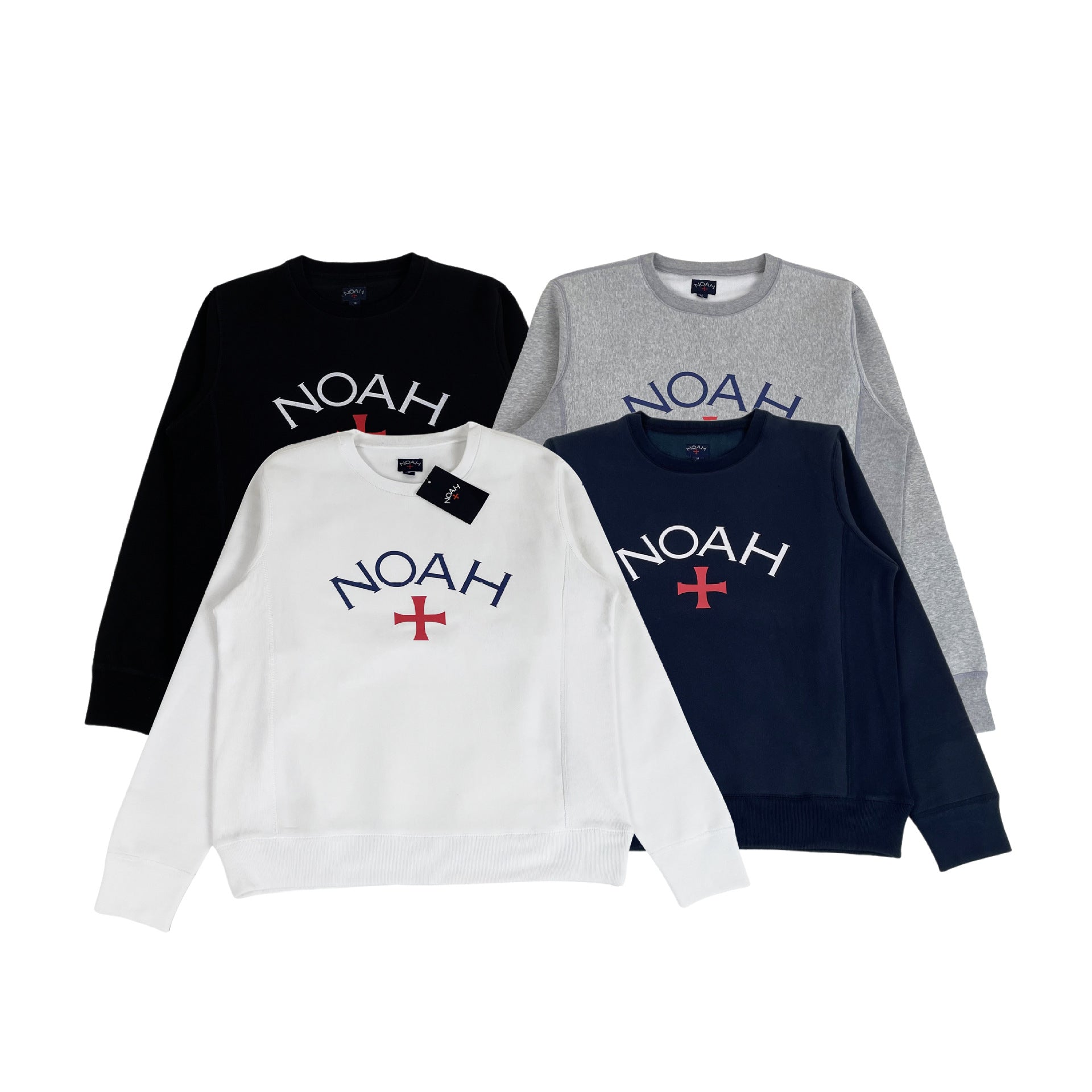 Noah Hoodie Loose Trendy Pullover Round Neck Fleece-Lined Sweater