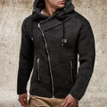 Baja Hoodie Fashion Oblique Zipper Slim Fit Long Sleeve