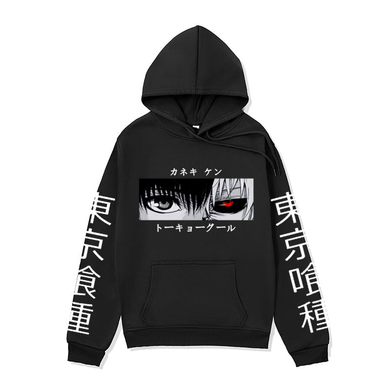 Anime Hoddies Food Series Sweater Velvet Padded plus Size Hoodie