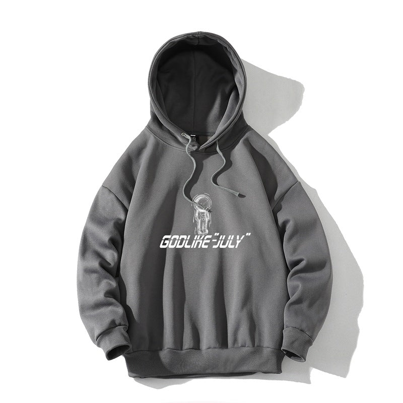 Men's Hoodie Cartoon Printed Casual Jacket
