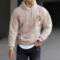 Baja Hoodie Solid Color Printing Pullover Loose