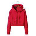 MEN'S Hoodie Exposed Navel Design Short