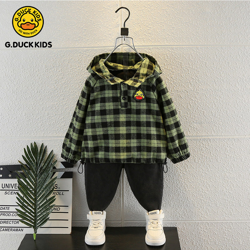 Toddler Boys Jackets Clothes Boy Handsome Hoodie Loose Casual Long Sleeves