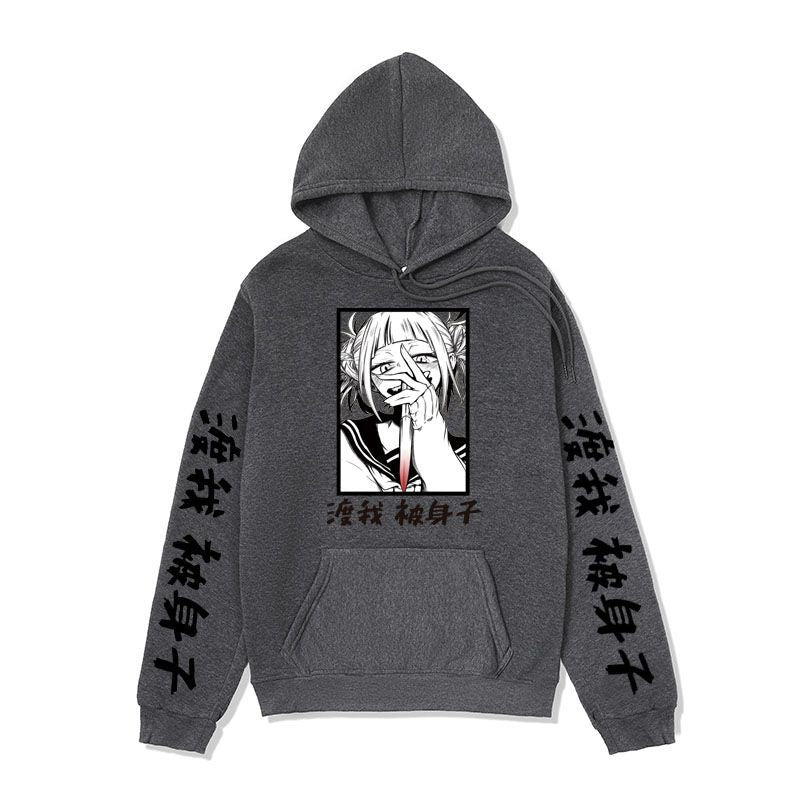 Anime Hoddies My Hero Academia Series Sweater Men Fleece-Lined Hoodie