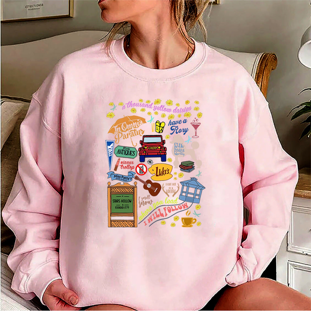 Girls Sweatshirt Stars Hollow Hoodie