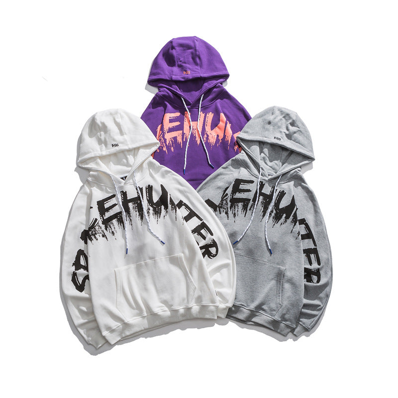 Men's Graphic Hoodies Men's Autumn Casual Big Letter Print Pullover Men's Clothing