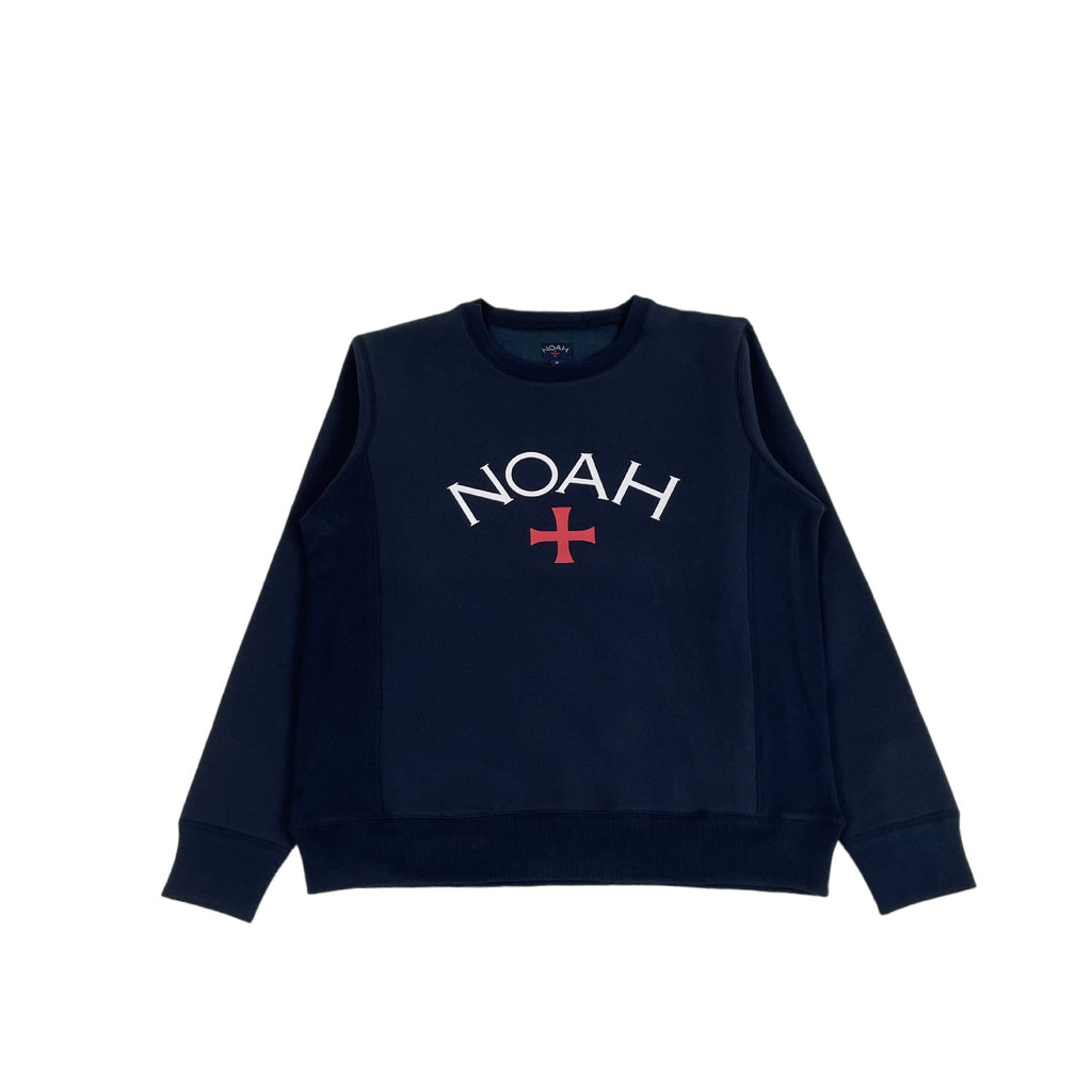 Noah Hoodie Loose Trendy Pullover Round Neck Fleece-Lined Sweater