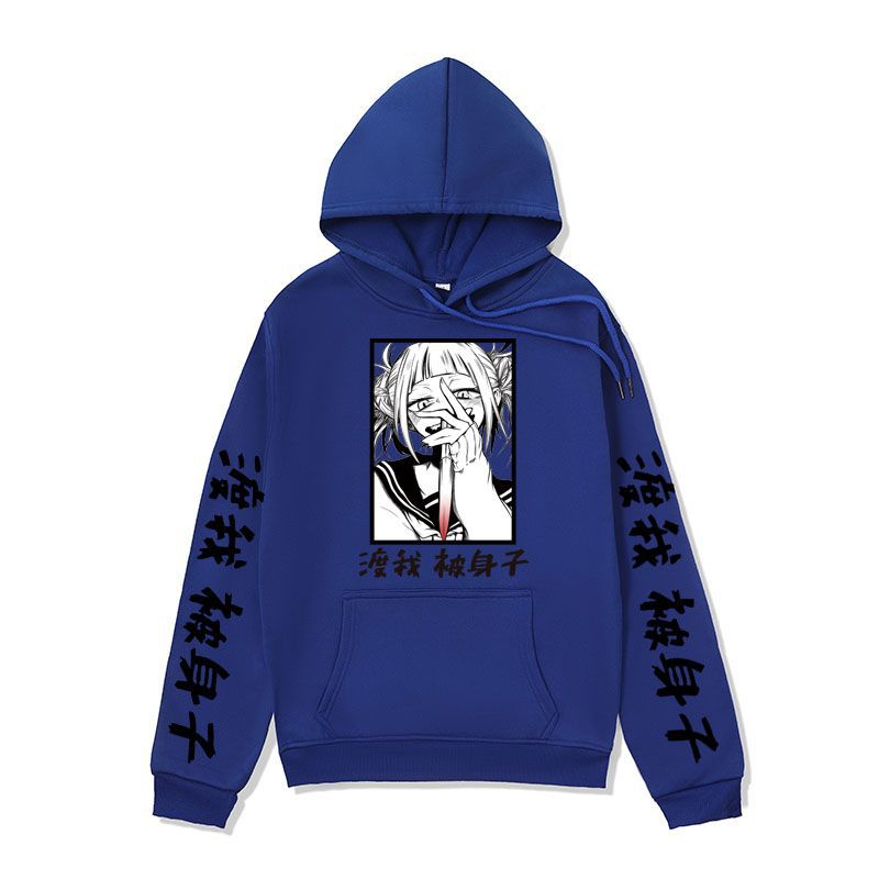 Anime Hoddies My Hero Academia Series Sweater Men Fleece-Lined Hoodie