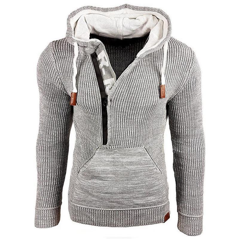 Baja Hoodie Sweater Hooded Pullover Long Sleeve Sweater