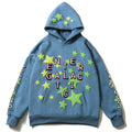 You Must Be Born Again Hoodie Xingx Puff Print Hooded Fleece Lined