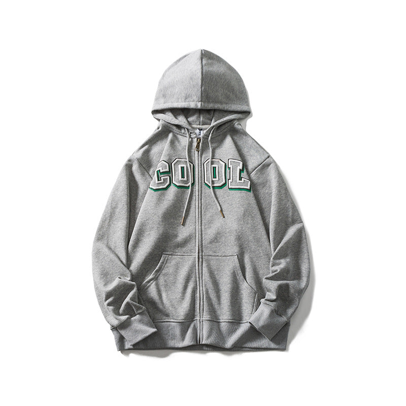 Men's Graphic Hoodies Men's Autumn Printing Hooded Cardigan Sweater Men's