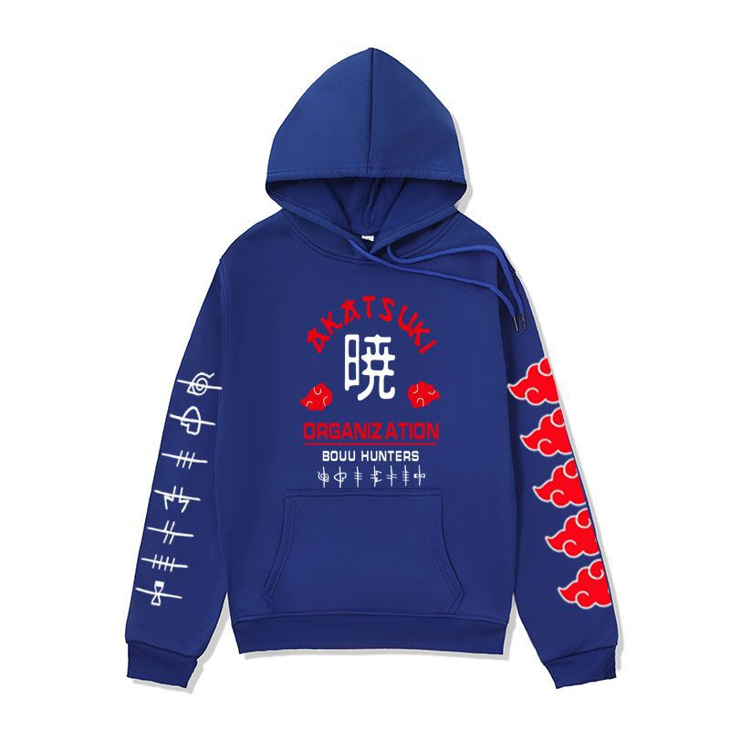 Anime Hoddies Fire Shadow Tissue Printed Hoodie