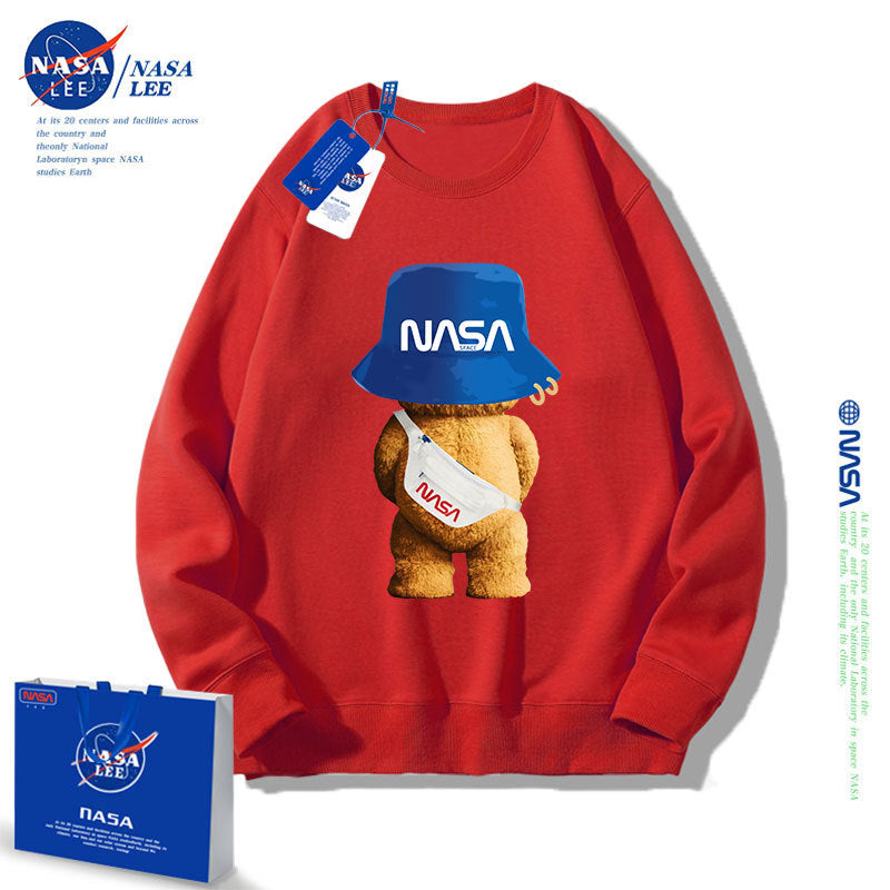 Nasa Children Hoodie Nasa Sweater Children'S Autumn Loose Round Neck