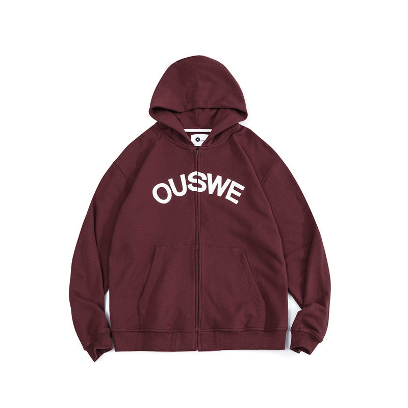 Mens Graphic Hoodies Men's Hooded Cardigan Sweater Men's