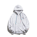 Men's Graphic Hoodies Men's Autumn Trendy Hooded Cardigan Sweater Men's and Women's Casual Jacket