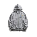 Men Graphic Hoodies Men's Autumn Printed Loose Cardigan Hoodie