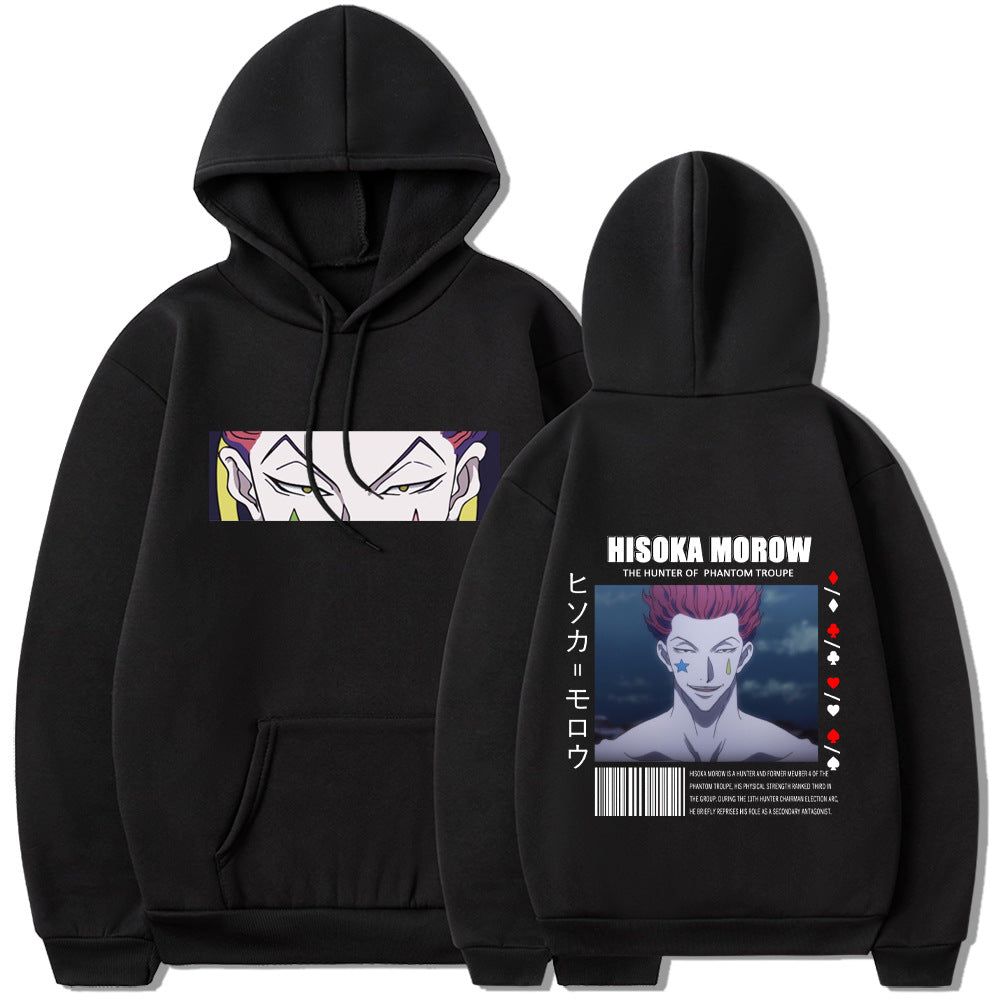Anime Hoddies Full Time Hunter Long Sleeve Hoodie