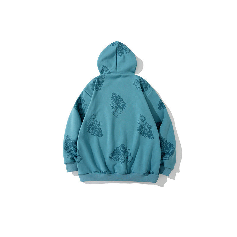 Man Fall Outfits Hoodie Loose Thick Casual Hoodie