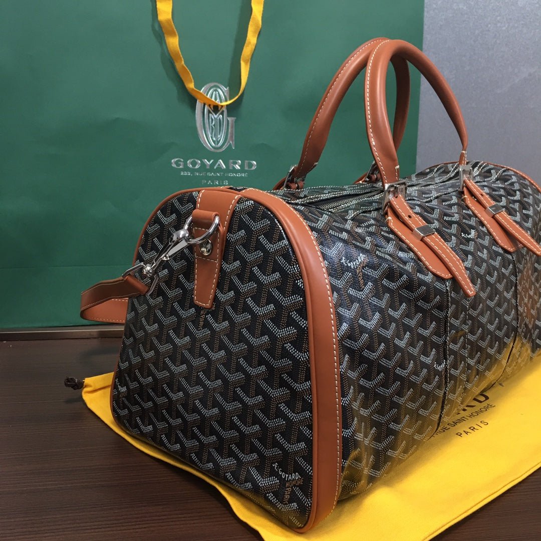 ＧＹＲＤ BOSTON 50 TRAVEL BAG BLACK & TAN