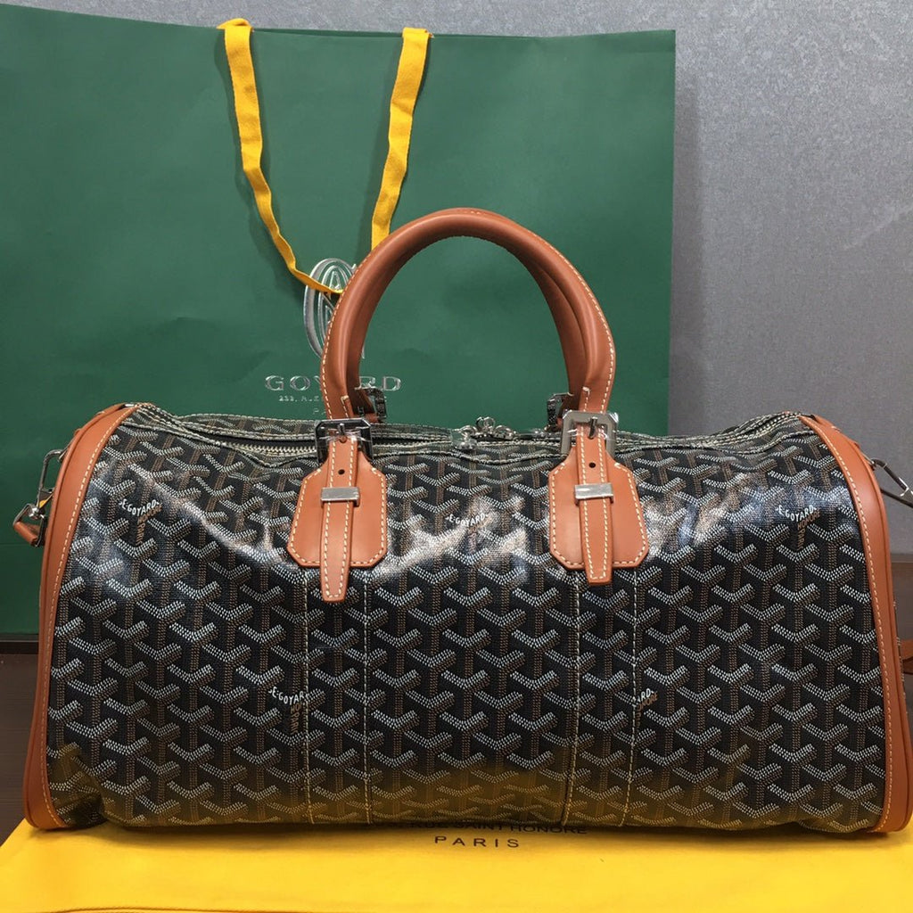 ＧＹＲＤ BOSTON 50 TRAVEL BAG BLACK & TAN