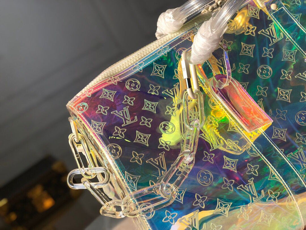 ＬＳ ＶＴＴＯＮ MONOGRAM 50 PRISM HOLOGRAPHIC TRAVEL BAG