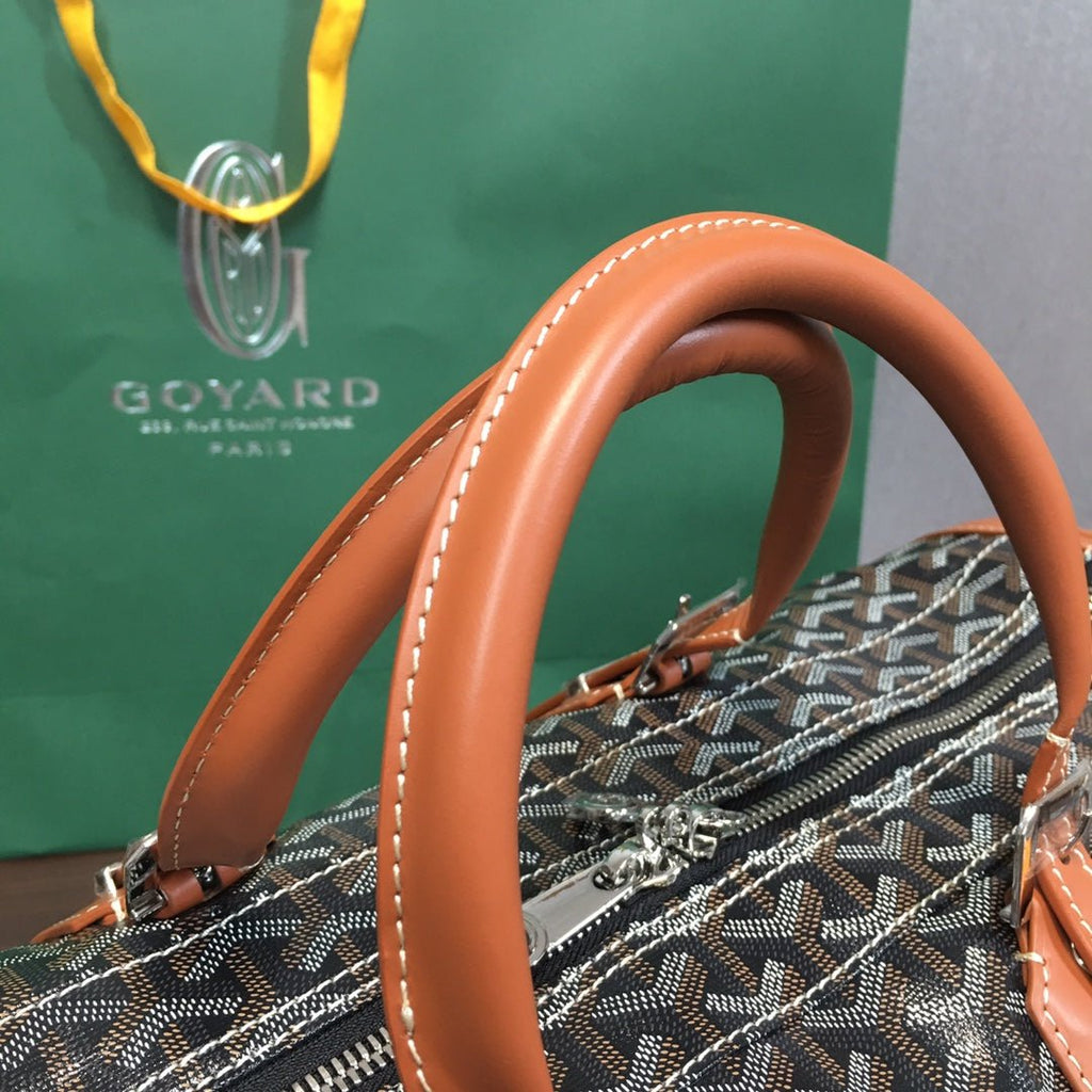 ＧＹＲＤ BOSTON 50 TRAVEL BAG BLACK & TAN