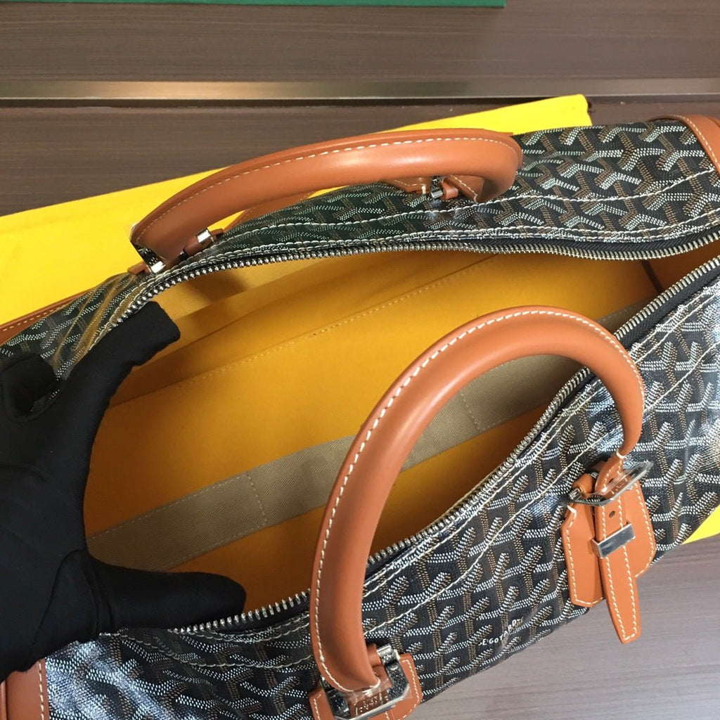 ＧＹＲＤ BOSTON 50 TRAVEL BAG BLACK & TAN