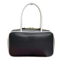 ＭＩ ＭＵ MATELASSÉ NAPPA LEATHER BAG BLACK
