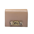 ＧＣＣＩWALLET WITH INTERLOCKING G PYTHON BOW