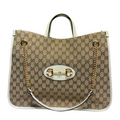 ＧＣＣＩ1955 HORSEBIT CHAIN TOTE GG CANVAS MEDIUM