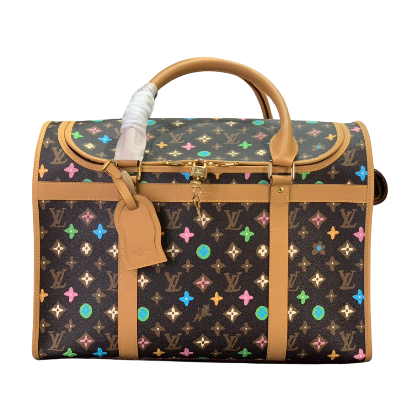ＬＳ ＶＴＴＯＮ DOG BAG  MONOGRAM CRAGGY CANVAS