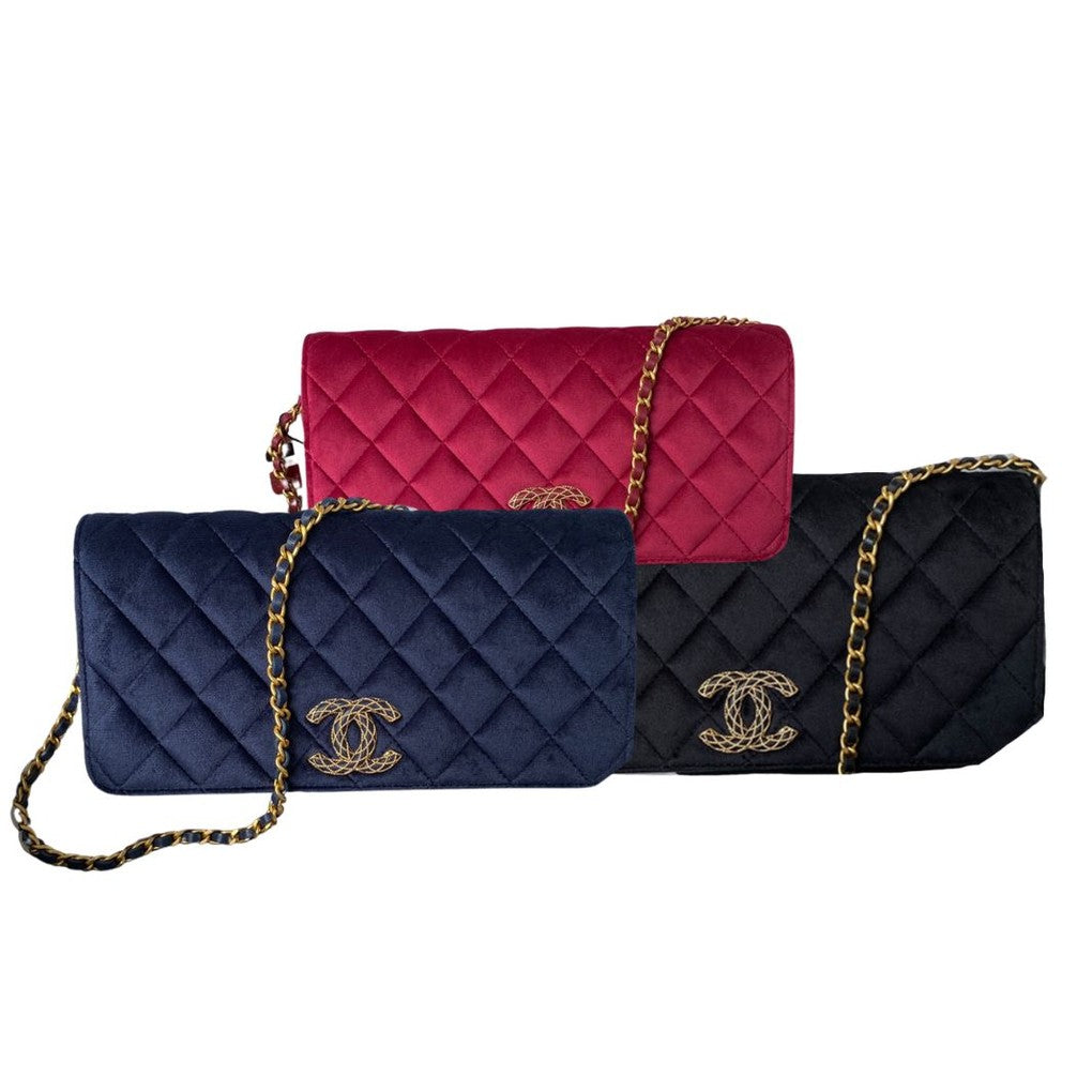 ＣＨＮＥＬSHOULDER BAG RED/BLUE/BLACK