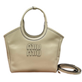 ＭＩ ＭＵ  IVY LEATHER BAG CLAY GREY
