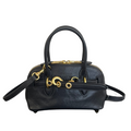 ＭＩ ＭＵ AVENTURE MINI NAPPA LEATHER BAG BLACK