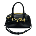 ＭＩ ＭＵ AVENTURE MINI NAPPA LEATHER BAG BLACK