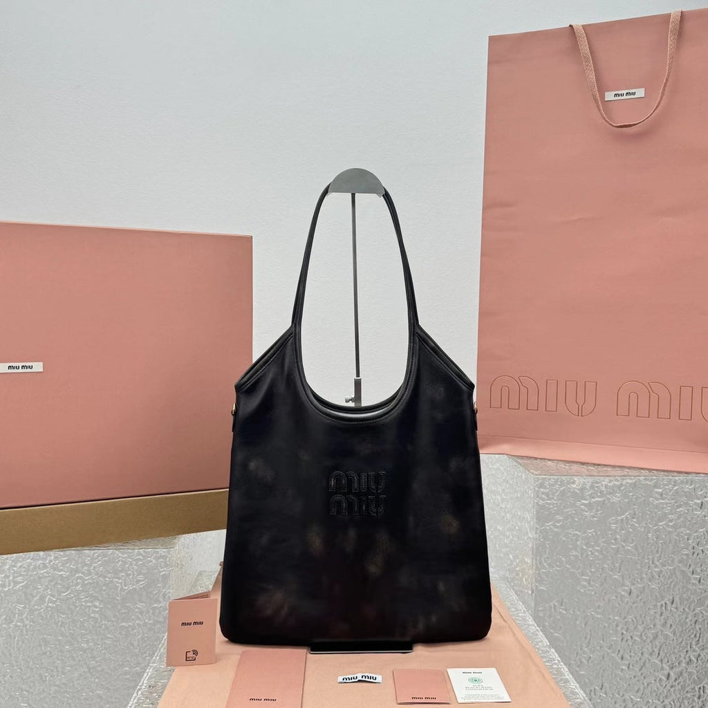 ＭＩ ＭＵ IVY LEATHER BAG COFFE