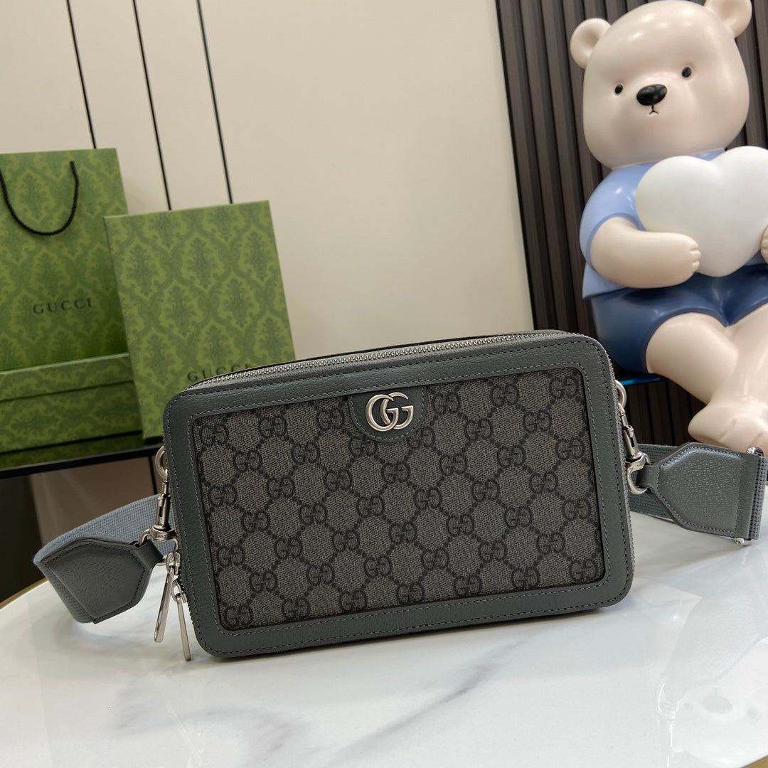 ＧＣＣＩOPHIDIA SMALL SHOULDER BAG GREY