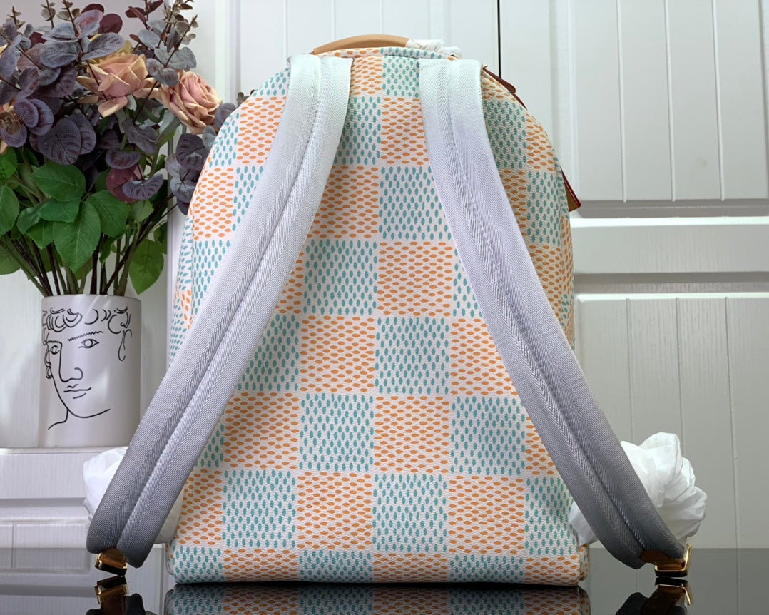ＬＳ ＶＴＴＯＮ BACKPACK MULTIPOCKET DAMIER HERITAGE CANVAS