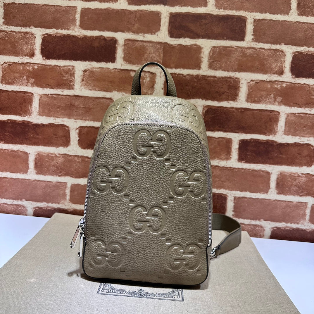 ＧＣＣＩGG JUMBO SMALL SLINGBAG BEGIE