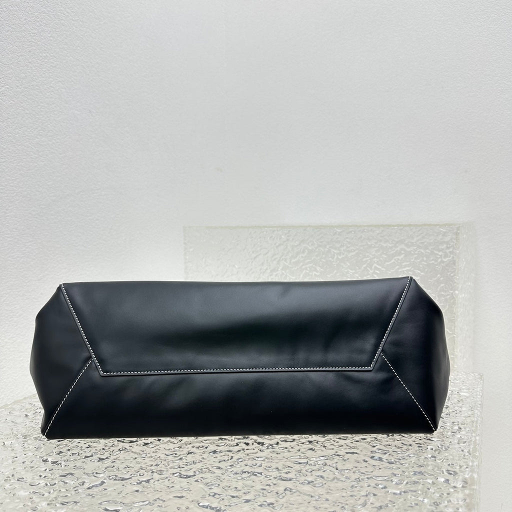 ＭＩ ＭＵ  IVY LEATHER BAG BLACK