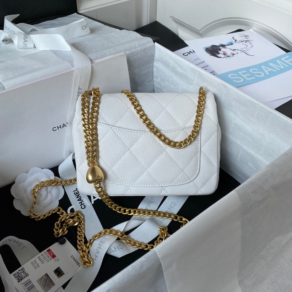 ＣＨＮＥＬ SHOULDER BAG BLACK/WHITE